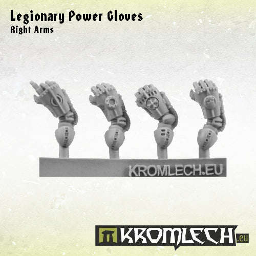 Legionary Power Gloves right (4) (Miniatures)