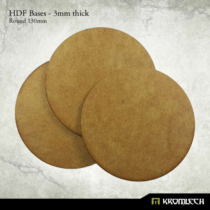 Bases Round 130mm (3) (Miniatures)