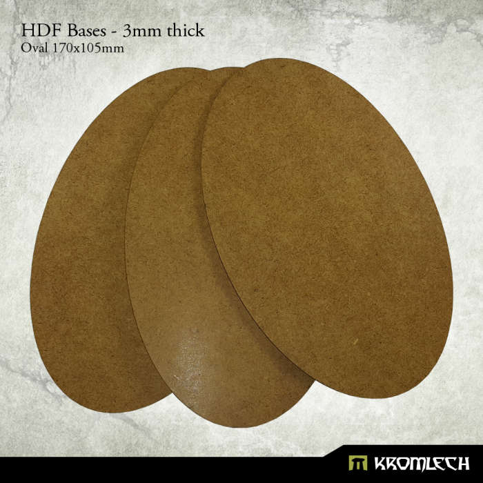 Bases Oval 170x105mm (3) (Miniatures)