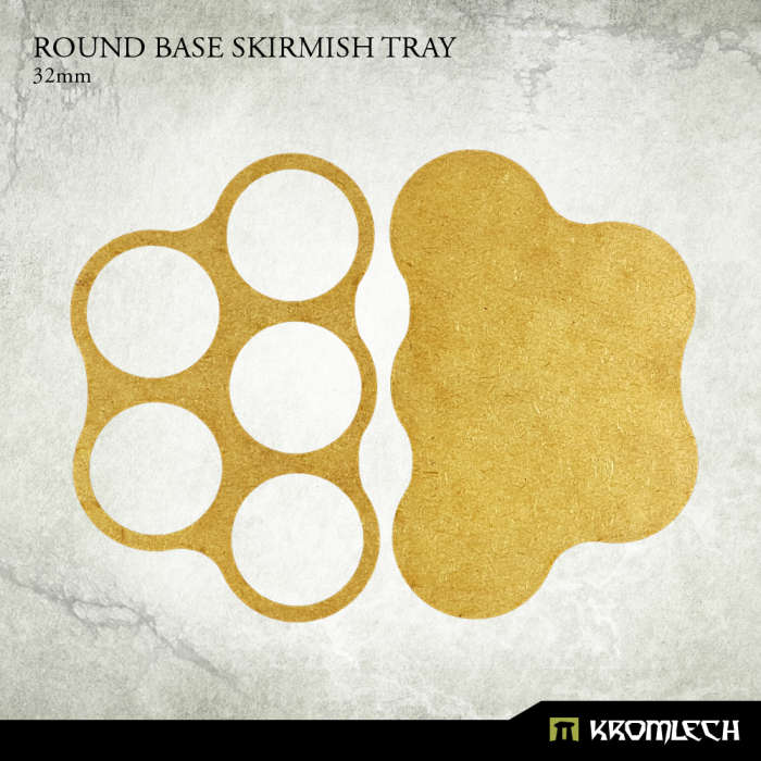 Bases Round Base Skirmish Tray 32mm (5) (Miniatures)