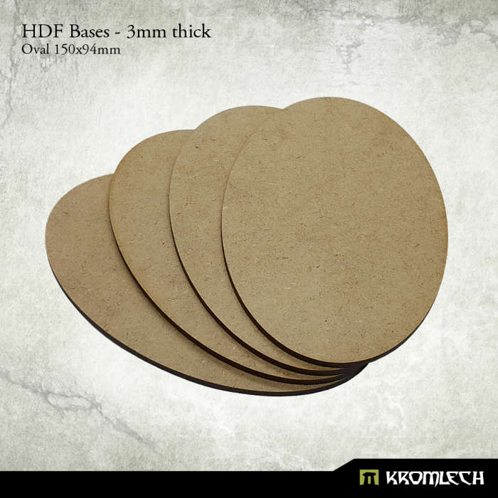 Bases Oval 150x94mm (4) (Miniatures)