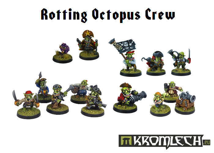 Rotting Octopus Crew (13+weapon) (Miniatures)