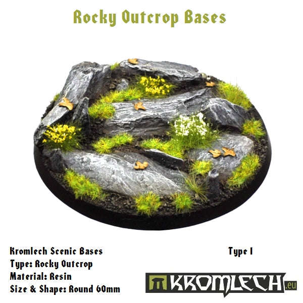 Rocky Outcrop Round 60mm (1) (Miniatures)