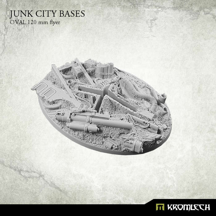 Junk City oval 120mm flyer (1) (Miniatures)