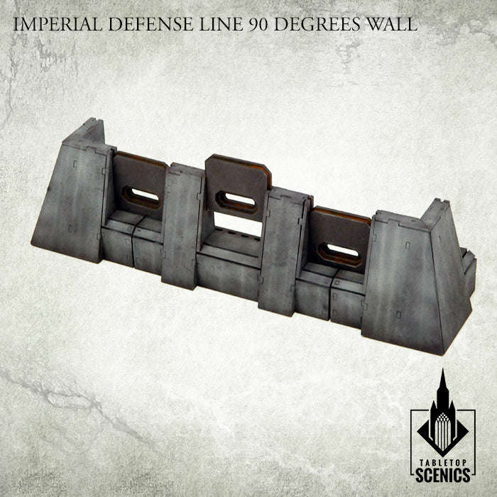 Imperial Defense Line 90° Wall (Miniatures)