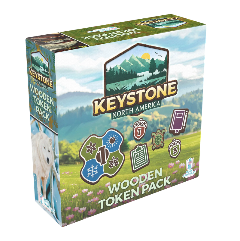 Keystone North America Wooden Token Pack (Board Games)