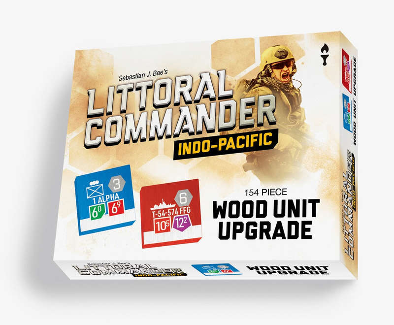 Littoral Commander The Indo-Pacific Wooden Unit Upgrade (Board Games)