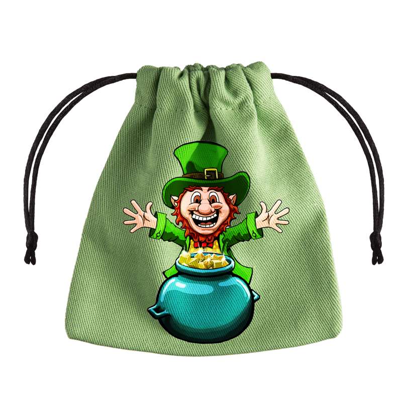 Lucky Green Dice Bag Pot of Gold (BSTP101) (Dice Sets & Games)