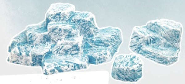 Monster Scenery Snowy Hills (Miniatures)