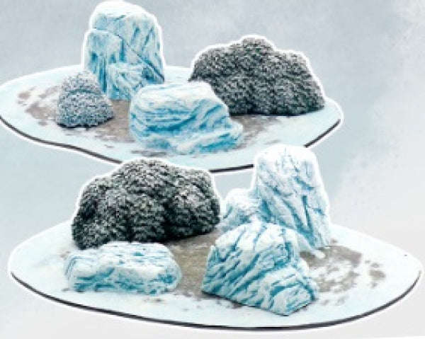 Monster Scenery Snowy Ice Fields (Miniatures)