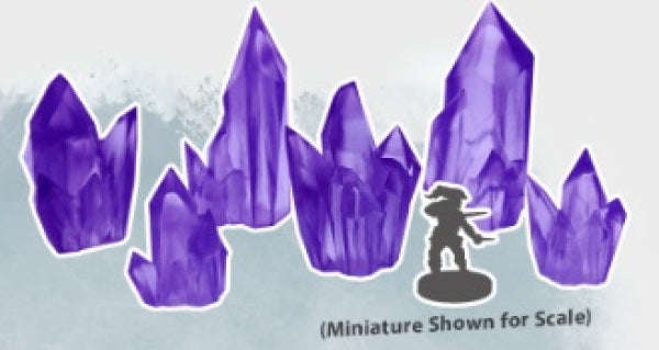 Monster Scenery Amethyst Crystals (Miniatures)