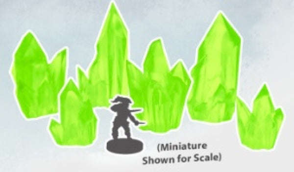 Monster Scenery Peridot Crystals (Miniatures)