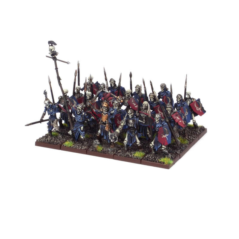 Kings of War Undead Skeleton Regiment (Miniatures)
