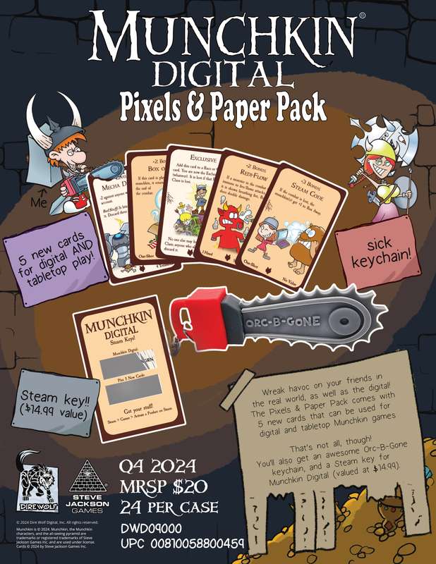 Munchkin Digital Pixels & Paper Pack (Board Games)