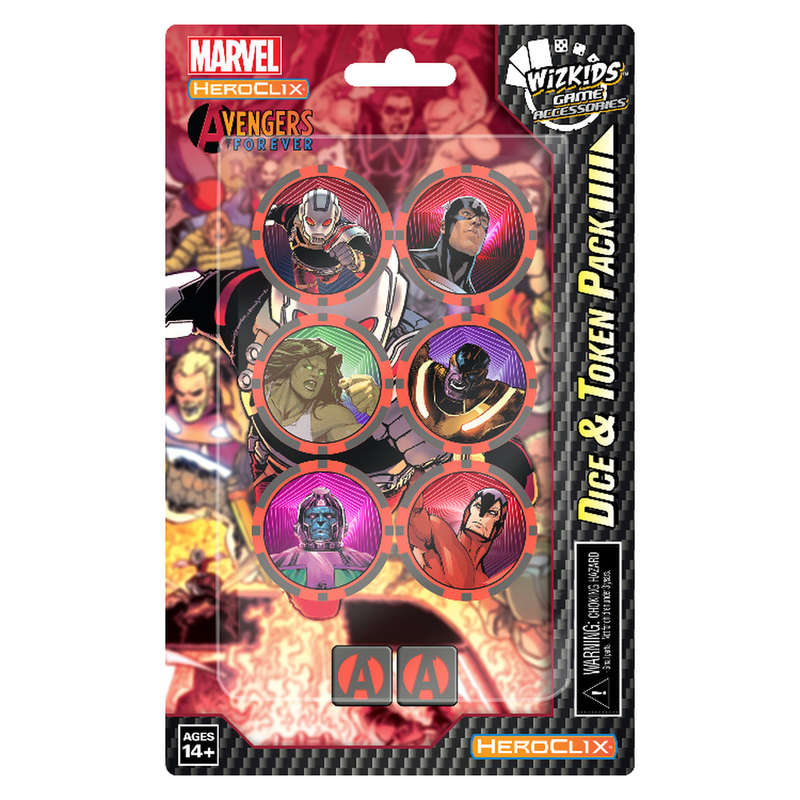Marvel HeroClix Avengers Forever Dice & Token Pack Ant-Man (Dice Sets & Games)