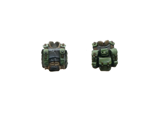 Conversion Parts Combat Armour Torsos (5) (Miniatures)