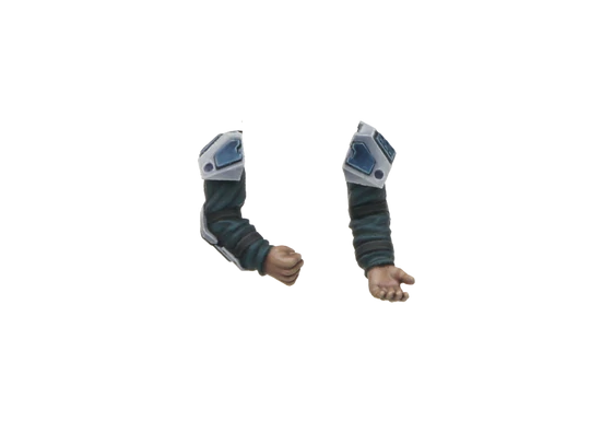 Conversion Parts Combat Armour Arms (10) (Miniatures)
