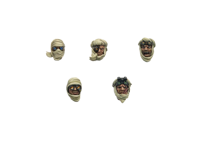 Conversion Parts Desert Dwellers Heads (10) (Miniatures)