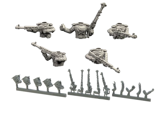 Conversion Parts Elite Guardsman Torsos (5) (Miniatures)