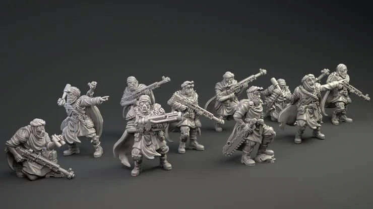 Desert Dwellers Unit (10) (Miniatures)