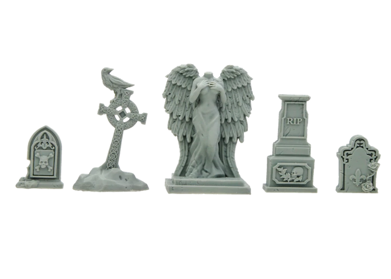 Scenery Forgotten Tombstones (5) (Miniatures)