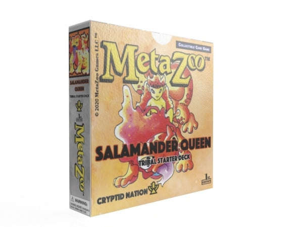 MetaZoo TCG Cryptid Nation Salamander Queen Tribal Starter Deck OOP (Board Games)