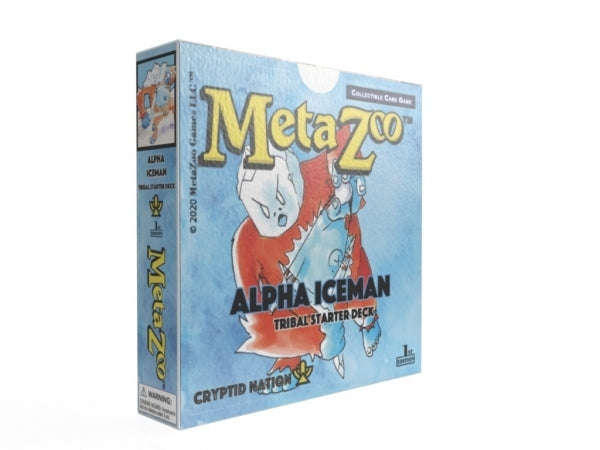 MetaZoo TCG Cryptid Nation Alpha Iceman Tribal Starter Deck OOP (Board Games)