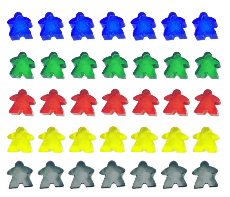 Dicetopia Agent Meeple Pack 1 (Board Games)