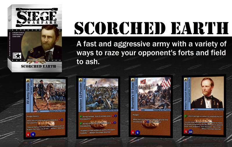 Siege Warfare Union -Scorched Earth (Board Games)