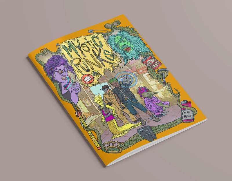 Mystic Punks RPG Traditional Players & GM Quickstart Rules (RPGs)
