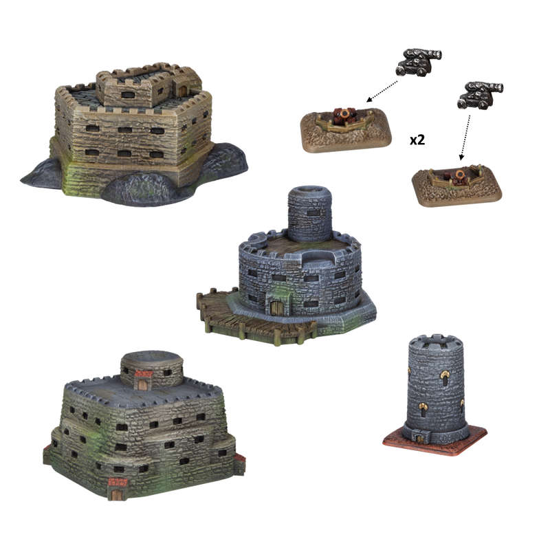 Armada Scenery Pack Fortifications (Miniatures)
