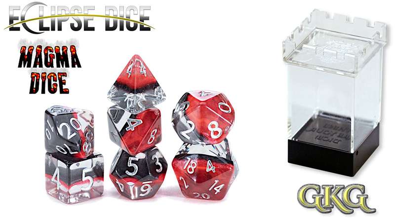 Eclipse Dice Magma (Dice Sets & Games)