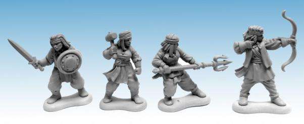 Frostgrave Ghost Archipelago Female Crew (4) (Miniatures)