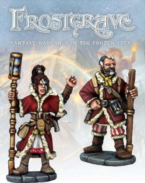Frostgrave Chronomancer & Apprentice (Miniatures)