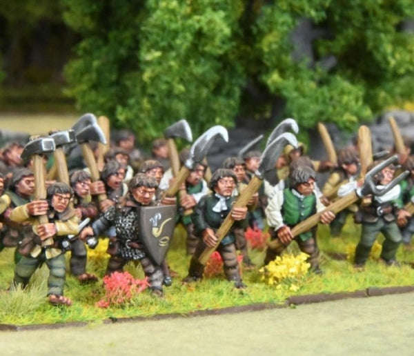 28mm Fantasy Oathmark Halfling Spearmen (10) (Miniatures)