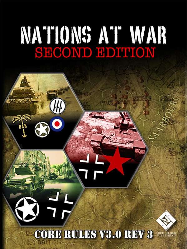 Nations at War Core Rules V.3.0 OOP (Board Games)
