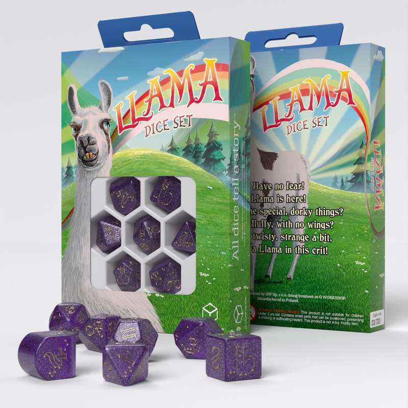 Llama Dice Set Zippy (Dice Sets & Games)