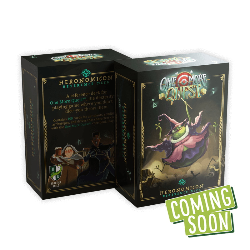 One More Quest RPG Heronomicon Reference Deck (RPGs)
