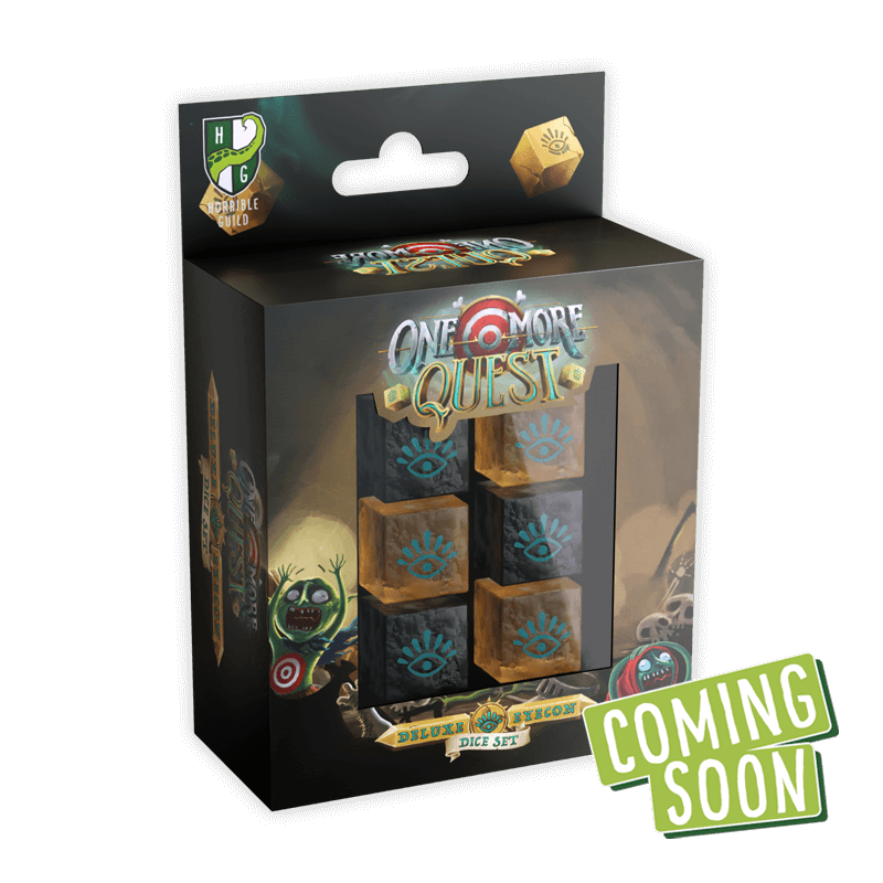 One More Quest RPG Deluxe Eyecon Dice Set (RPGs)