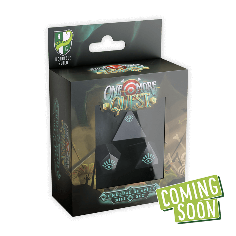 One More Quest RPG Unusual Shapes Dice Set (RPGs)