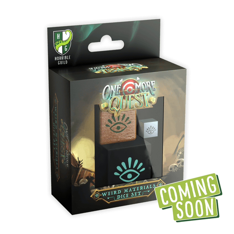 One More Quest RPG Weird Materials Dice Set (RPGs)