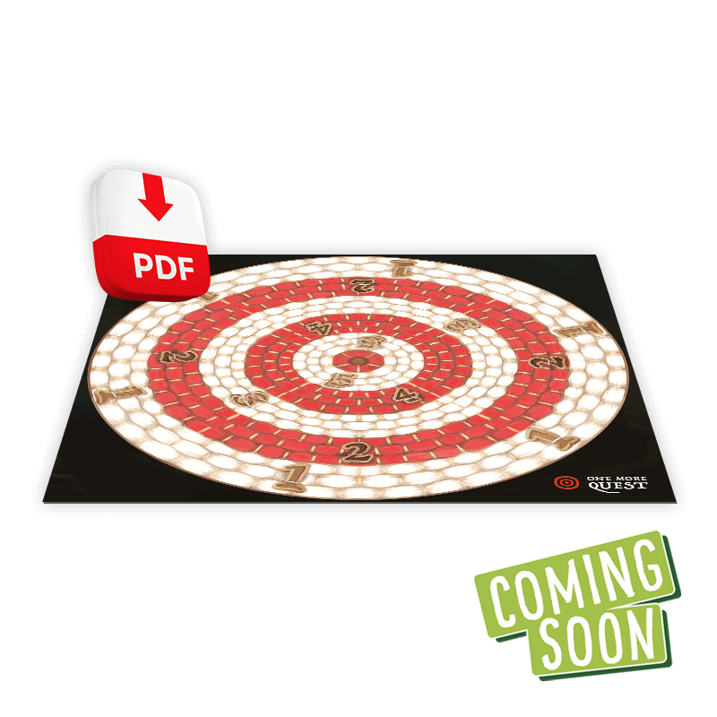 One More Quest Target Board (Board Games)
