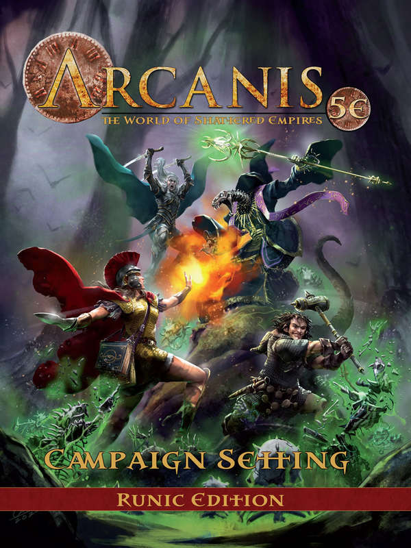 Arcanis 5E Campaign Setting Runic Edition (RPGs)