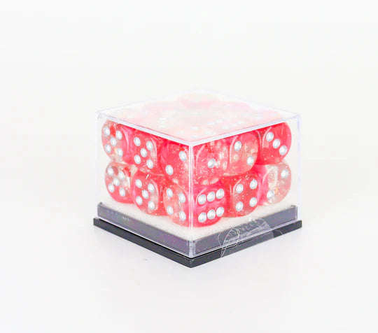 D6 Dice Set (18) 12mm Hearts (Dice Sets & Games)