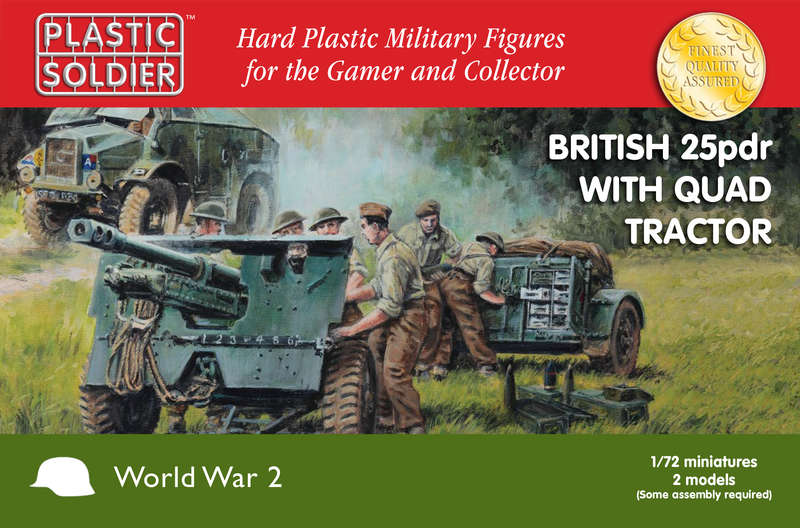 1/72 British 25pdr and Morris Quad Tractor (Miniatures)