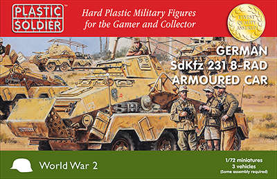1/72 German SdKfz 231 8 Rad Heavy Armoured Car (Miniatures)