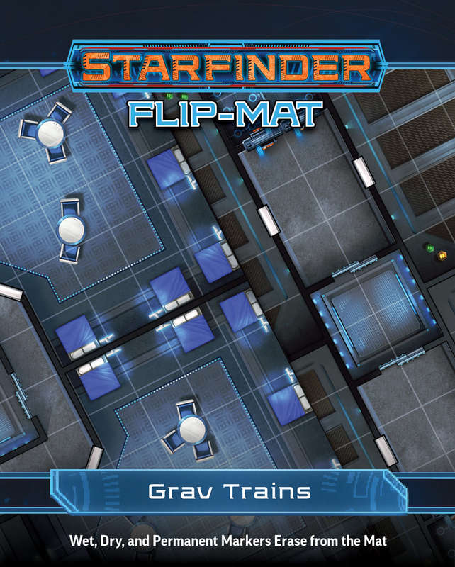 Starfinder FlipMat Grav Trains (RPGs)