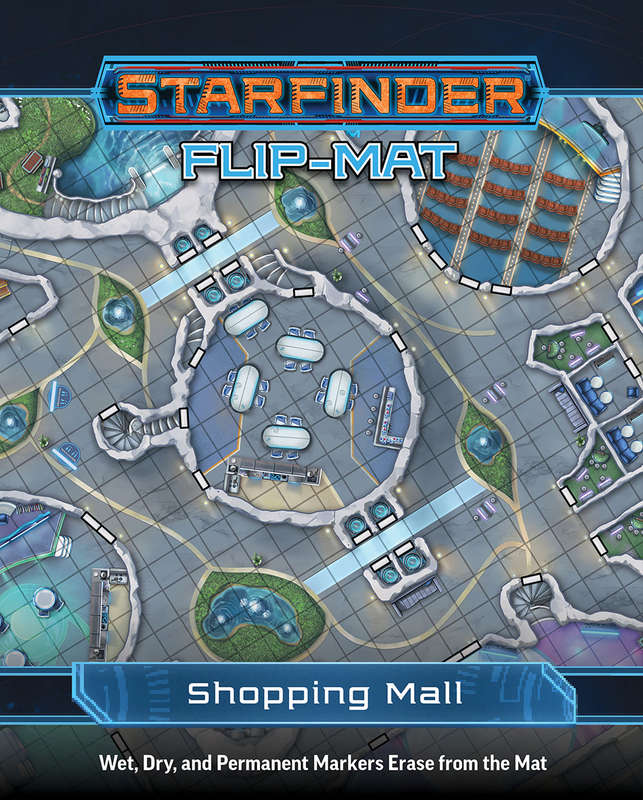 Starfinder Flip-Mat Shopping Mall (RPGs)