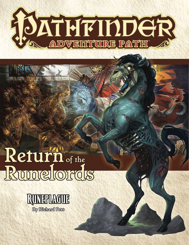 Pathfinder Adventure Path Runeplague (Return of the Runelords 3 of 6) (RPGs)