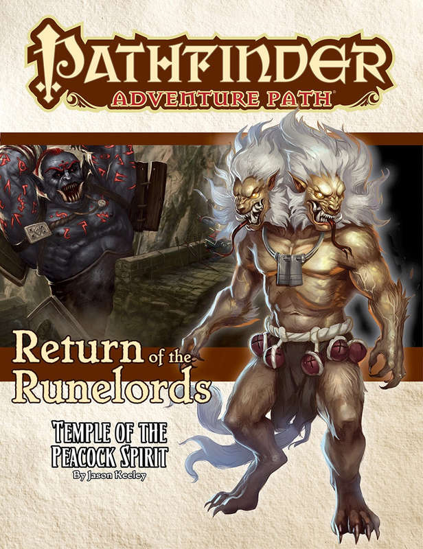 Pathfinder Adventure Path Temple of the Peacock Spirit (Return of the Runelords 4 of 6) (RPGs)